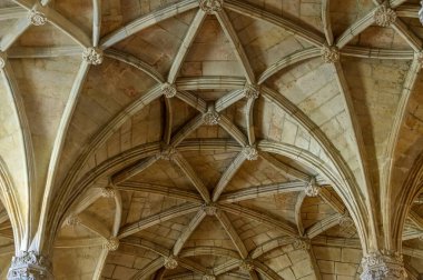 Lizbon'daki Jeronimos Manastırı veya Manastırı.