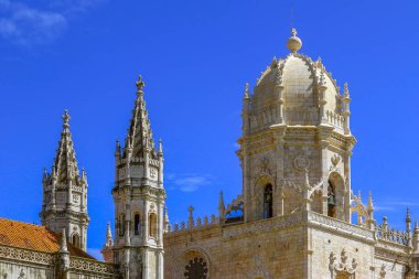 Lizbon'daki Jeronimos Manastırı veya Manastırı.