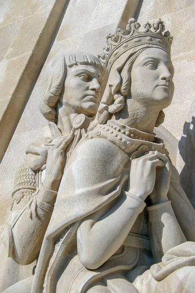 Pomnik odkryć, z siedzibą w Lizbonie — Zdjęcie stockowe