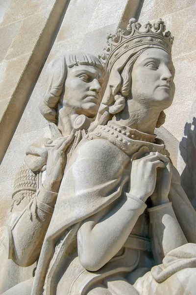 Le monument aux découvertes, situé à Lisbonne — Photo