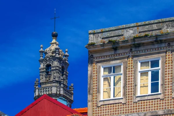 View of the old city center of Porto (Oporto), Portugal — Stock Photo, Image