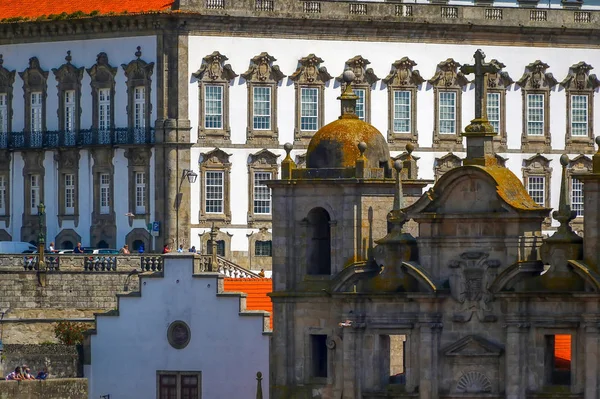 View of the old city center of Porto (Oporto), Portugal — Stock Photo, Image