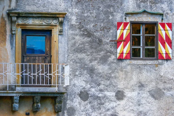 A vár külseje a Bled-tónál, Szlovénia — Stock Fotó