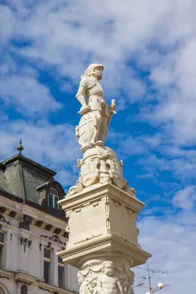 Rzeźba z fontanny Rolanda w Bratysławie — Zdjęcie stockowe