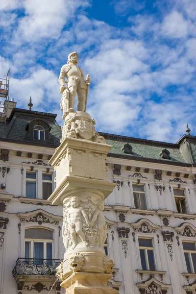 Roland fountain sculpture in Bratislava — Stock Photo, Image