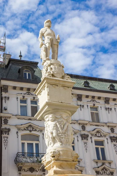 Escultura de fuente Roland en Bratislava — Foto de Stock