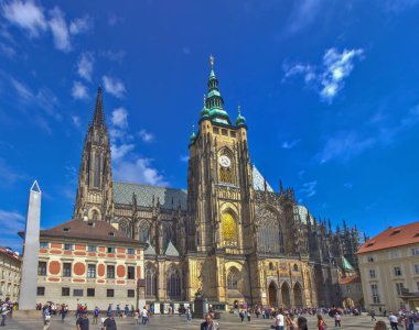 Prag 'daki Başkent Azizler Katedrali Vitus