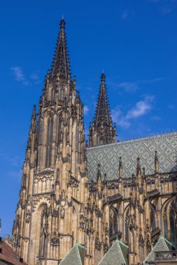 Prag 'daki Başkent Azizler Katedrali Vitus