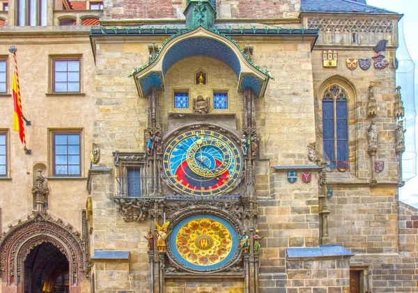 布拉格天文学时钟，或布拉格的布拉格奥洛日 — 图库照片