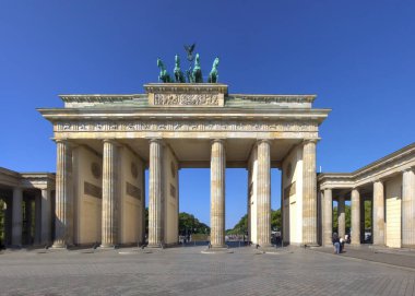 Almanya 'da Berlin Brandenburg Kapısı Brandenburger Tor