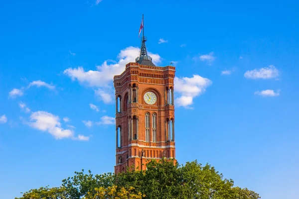 Red City Hall Prefeitura Berlim — Fotografia de Stock