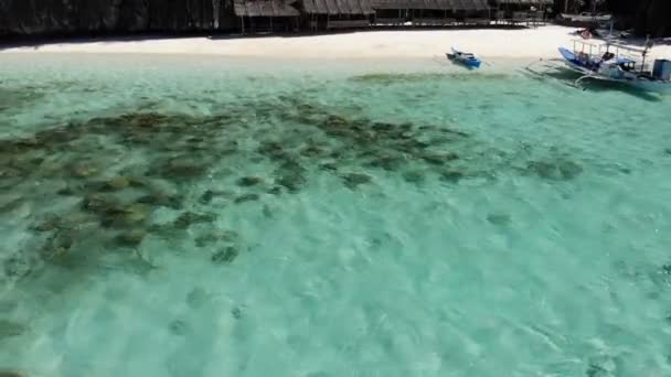 Kumlu Plaj Gün Zaman Görüntülerini — Stok video