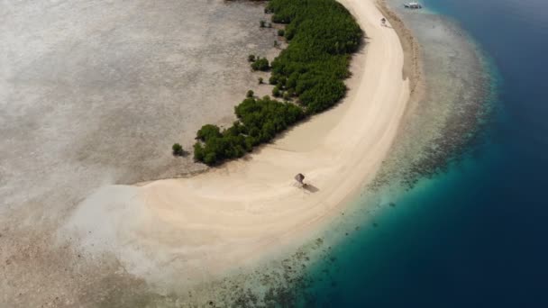 Tropischer Sandstrand Der Nido Inseln — Stockvideo