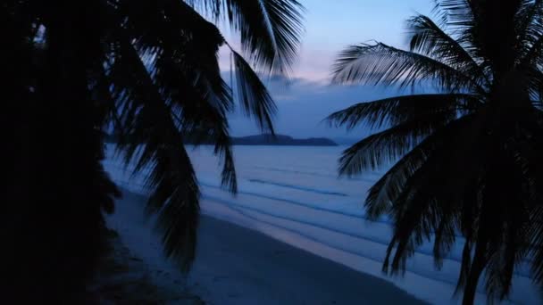 Playa Tropical Arena Las Islas Nido — Vídeos de Stock