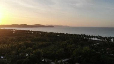 Filipinler Adası ile Amazing Seascape Panorama görüntüleri 