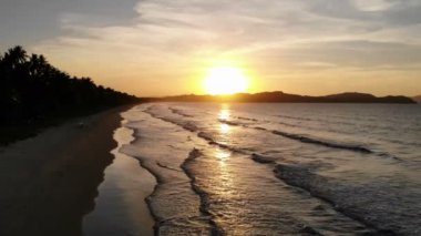 Filipinler Adası ile Amazing Seascape Panorama görüntüleri 