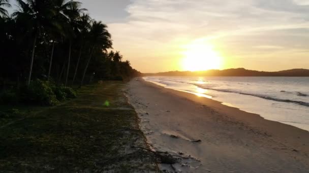 Imagens Panorâmicas Incríveis Paisagem Marinha Com Ilha Nas Filipinas — Vídeo de Stock