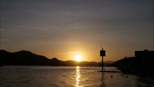 Viagem Barco Pelas Filipinas Noite Ilhas Nido Imagens Lapso Tempo — Vídeo de Stock