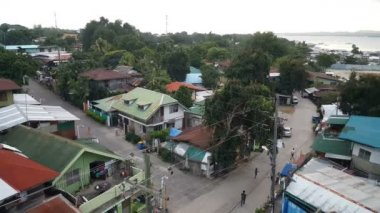 Filipinler 'de yerel bir kulübede mutfak.