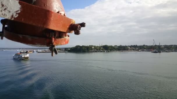 Départ Port Puerto Princesa Avec Ferry Pour Coron Sunrice — Video