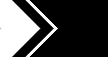 Oklar arka plan geçiş / girip ileri ve geriye doğru gidiş ile arka plan, geçiş animasyon siyah ve beyaz tasarım ok