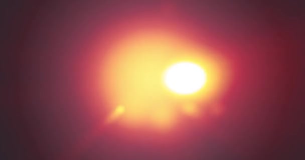 Abstrait Fond Lumineux Ondulant Scintillant Animation Lumière Solaire Abstraite Chaude — Video