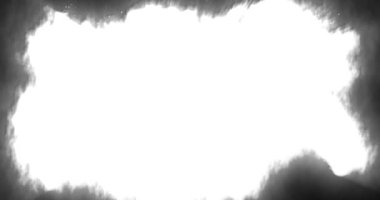 Duman döngü çerçeve arka plan ile büyük boşaltmak / soyut animasyonlu metin, mesaj veya reklam için boş boşaltmak ile duman çerçeve