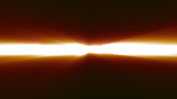 Abstrato Sunshine Light Ray Fundo Animação Luz Laser Sol Horizontal — Vídeo de Stock