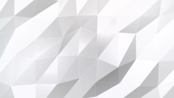 Abstract White Polygons Background Animation Clean Soft White Abstract Low  — Stock Video © benchyb #198673946