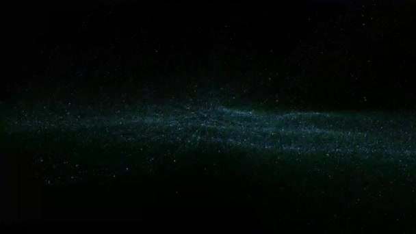 Espacio Nebulosa Fondo Clip Animación Una Nebulosa Espacial Abstracta Con — Vídeo de stock