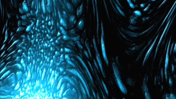 Abstract Cellulaire Fractal Achtergrond Lus Animatie Van Een Abstracte Achtergrond — Stockvideo