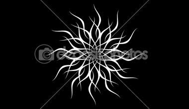 4k soyut döngü Mandala şekli animasyon / animasyon soyut bir döngü mandala veya celtic knot arka plan