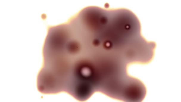 Film brûlant Fx Transition Clip / Animation d'un fond blanc time lapse papier ou film brûlant, également avec couche verte complète 