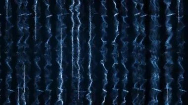 Parçacık 4 k dinamik dikey çizgi vuruş / Soyut Fraktal zarif ışık düşüyor