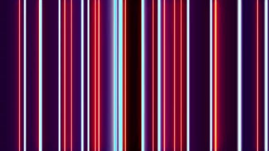 4k soyut dikey çizgiler Loopable / en az animasyonlu arka plan ışık ve renkli etkisi ile hareket zarif grafik dikey çizgiler