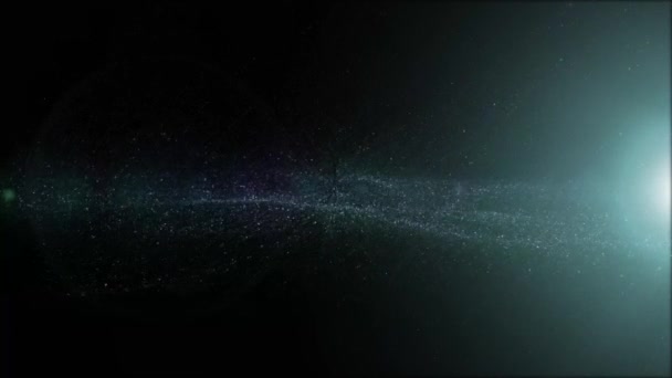 Fondo Nebulosa Espacial Con Luz Estrella Animación Fondo Nebulosa Espacial — Vídeo de stock