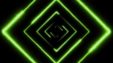 Soyut Dijital arka plan Neon Maze sorunsuz döngü / animasyon bir soyut dijital labirent arka plan ile neon kare kesintisiz döngü