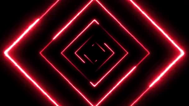 Abstrakter Digitaler Hintergrund Neon Labyrinth Nahtlose Schleife Animation Eines Abstrakten — Stockvideo