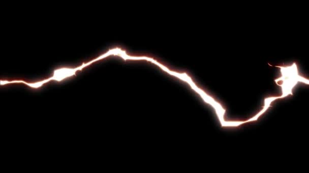 ダイナミック アクション発電電力 漫画や漫画のアニメーション フラッシュの電源 光沢のある光線拍動の電気 — ストック動画