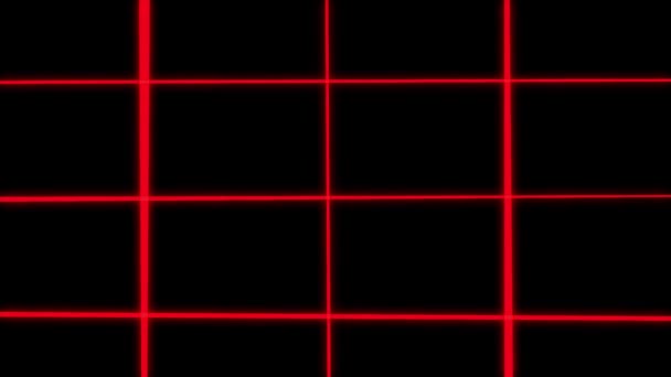 Abstract Grid Wireframe Background Loop Animation Abstract Background Loop Grid — Stock Video