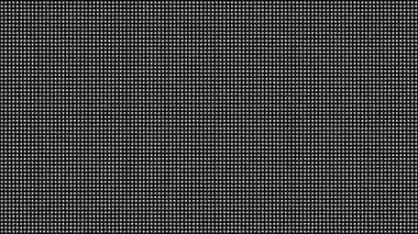 Dinamik siyah ve beyaz kompozisyon ile şekiller ölçekleme / 4k canlandırma paketi de dahil olmak üzere çeşitli ızgaralar farklı ölçeklerde en az basit şekillerle görünen bir siyah ve beyaz arka plan intro müziğinin