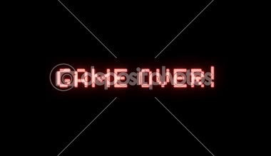 Oyun üzerinde mesaj ile Glitch etkisi / iletişim bilgisayar animasyon oyun üzerinden dijital metin yanıp sönen ve kirli hata iletisiyle ve seğirme etkisi