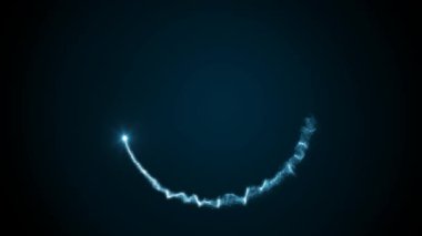 Soyut soyut bir dinamik magic Shockwave ışık arka plan görülüyordu ile enerji Halo / 4k animasyon ışık enerji spiraaling parçacıkları ve türbülans hatları, kesintisiz döngü ile
