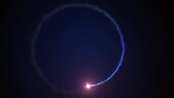 Abstrakte Schockwellen Licht Hintergrund Spiralförmig Mit Energie Halo Animation Einer — Stockvideo