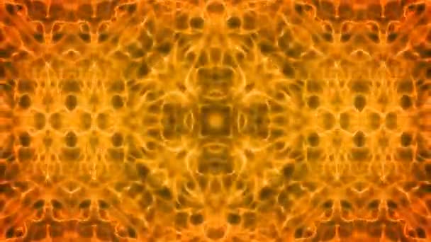 Abstract Kaleidoscope Background Seamless Looping Animation Abstract Fractal Kaleidoscope Light — Stock Video