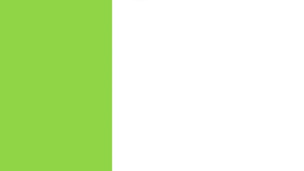 Фарба Роликові Фонові Переходи Заповнення Від Білого Зеленого Анімація Роликового — стокове відео