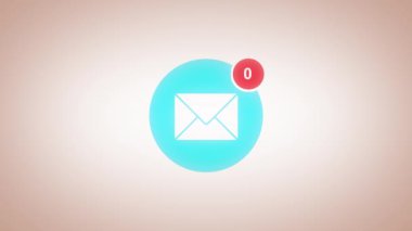 Eğer alınan 100 ileti içinde e-posta kutusu / numarası, twitch, aksaklık ve gürültü sayma ile a serin e-posta kutsal kişilerin resmi, animasyon efektleri bozuk