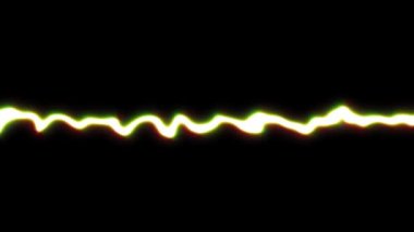 Sihirli enerji hattı duman parlayan döngü / 4 k animasyon bir soyut enerji sihirli duman line kesintisiz döngü