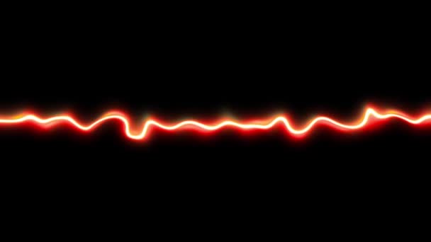 Magic Energy Smoke Line Glowing Loop Animation Abstract Energy Magic — Stock Video
