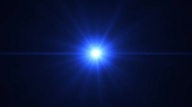 4 k yıldız patlaması ışık arka plan döngü / animasyon güneş ışık lens flare güzel döngüsünün patlama ışınları eğirme ile